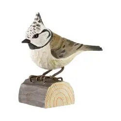 Mésange huppée (bois)