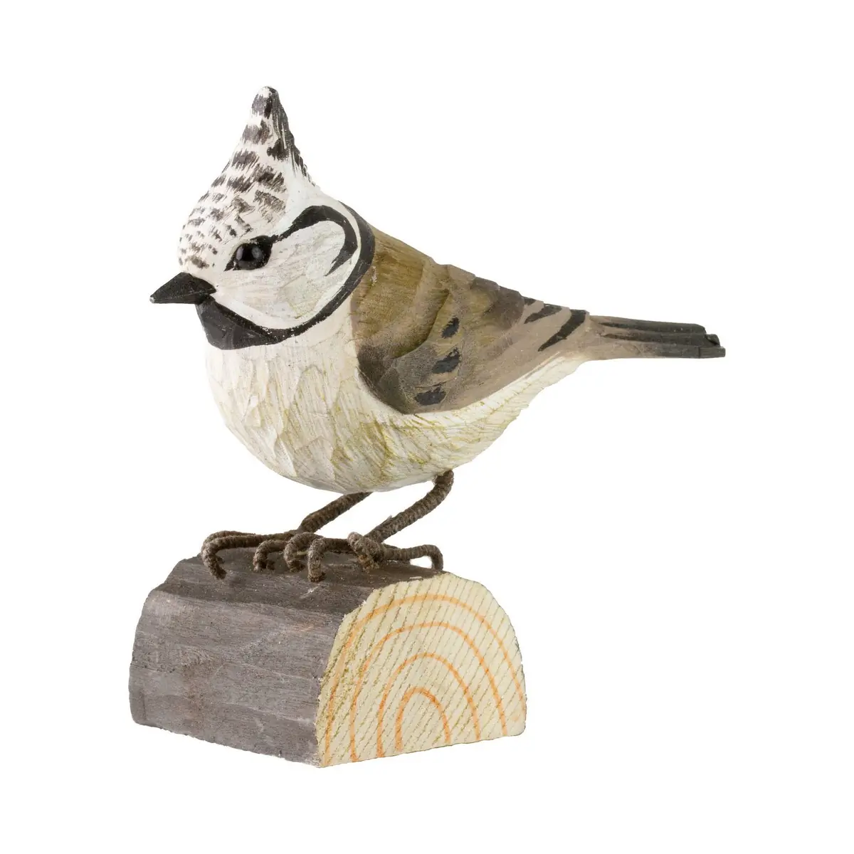 Mésange huppée (bois)