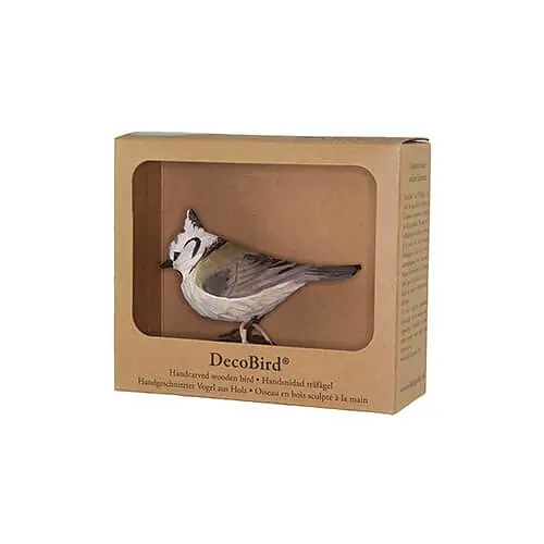 Mésange huppée (bois)