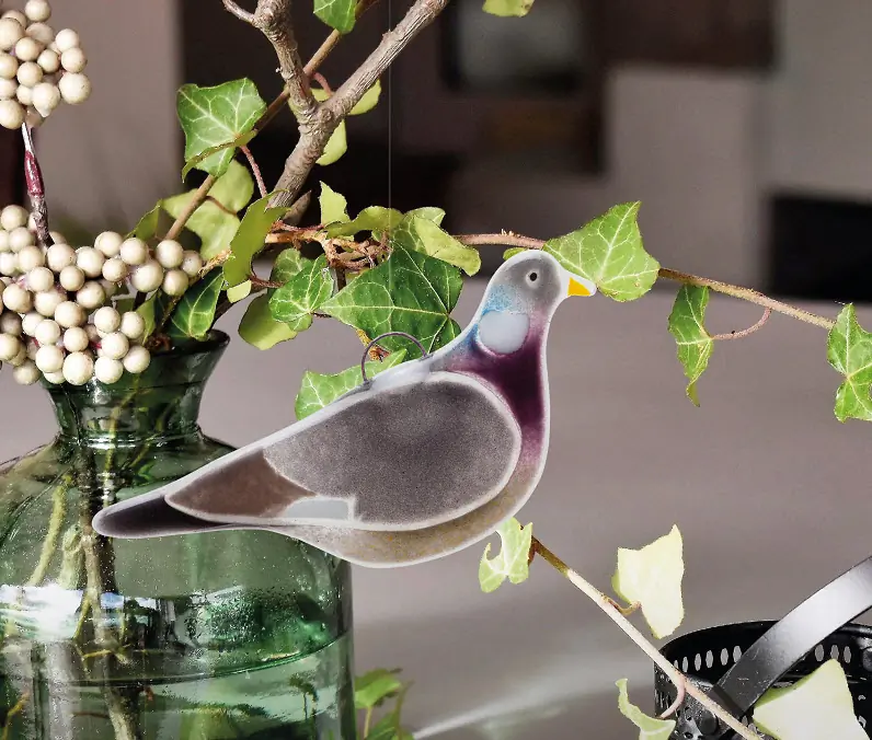 Pigeon ramier (verre)