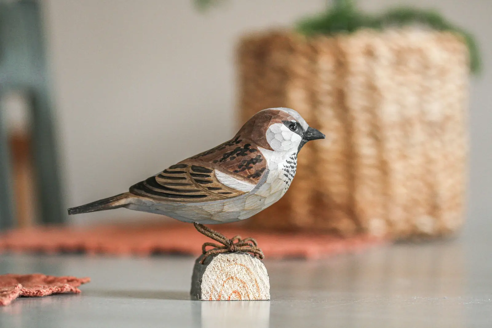 Moineau domestique (bois)