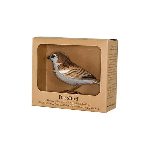 Moineau domestique (bois)