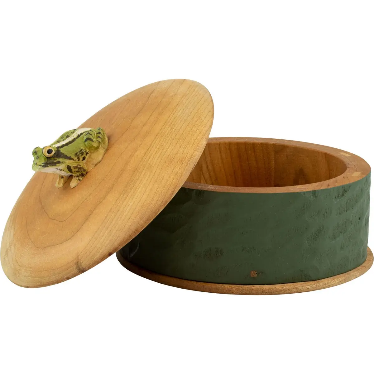 Boîte en bois (grenouille)