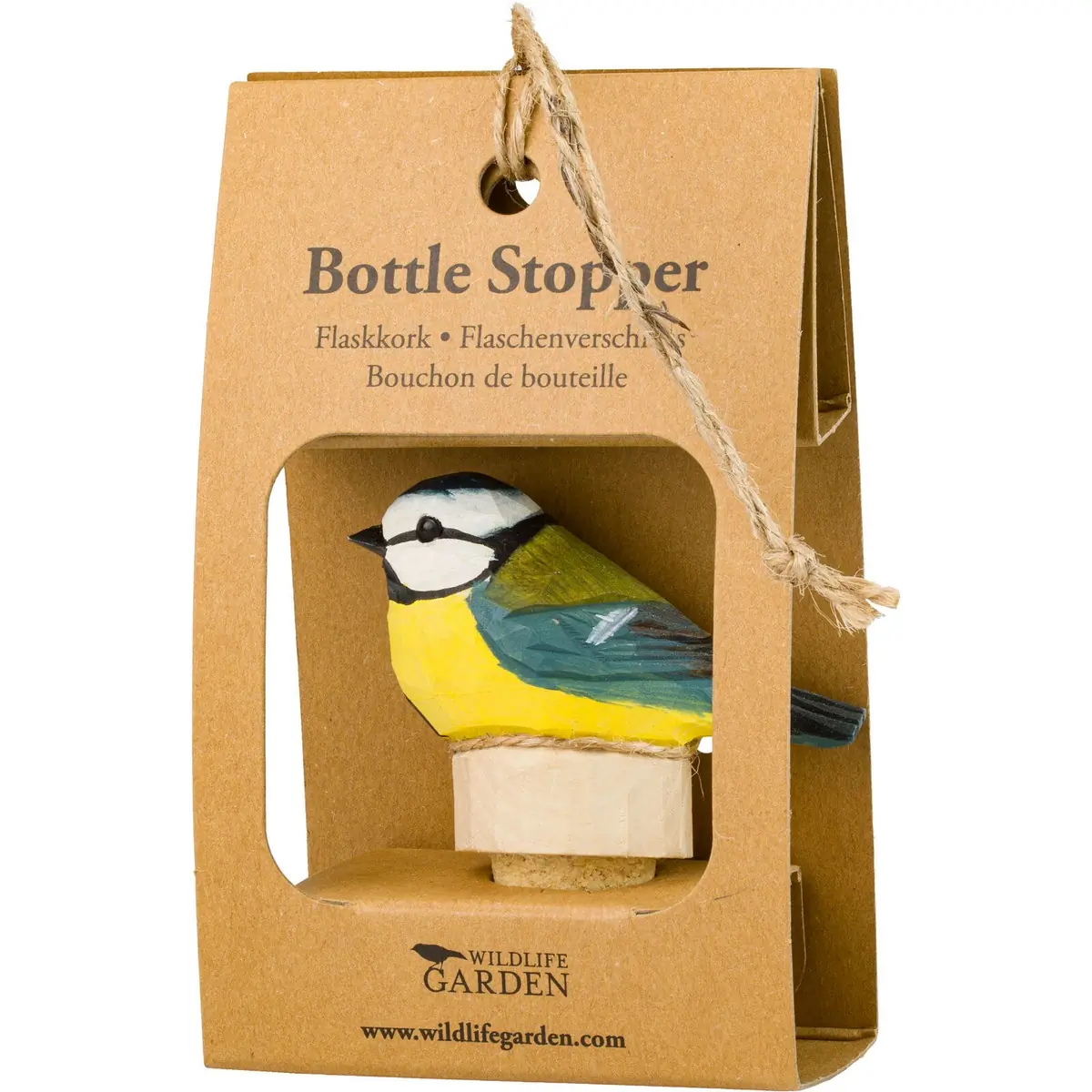 Bouchon de bouteille (mésange bleue)