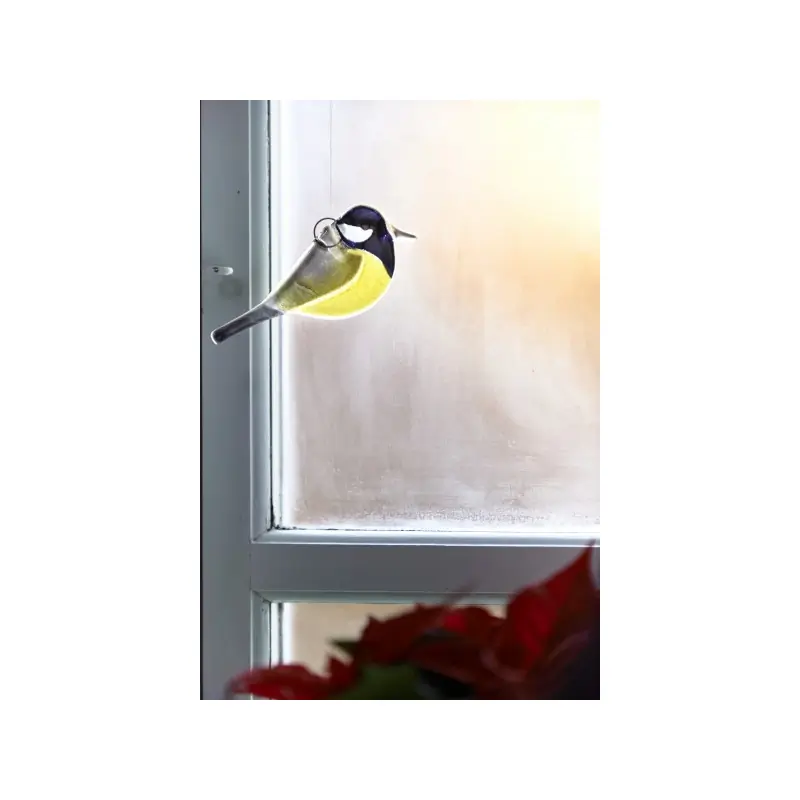 Mésange charbonnière (verre)