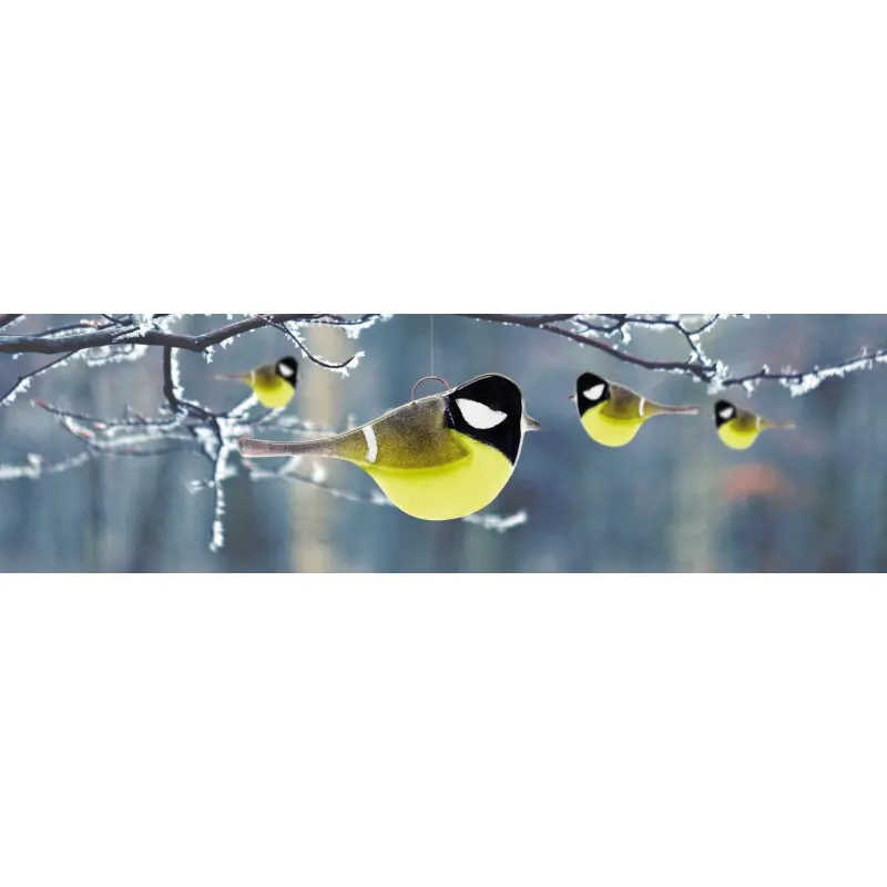 Mésange charbonnière (verre)
